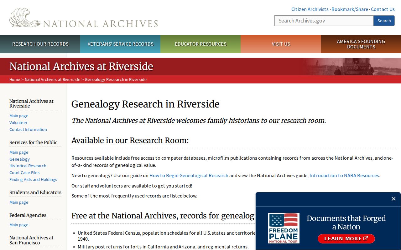Jurupa Valley city directory research view of NARA Riverside genealogy holdings