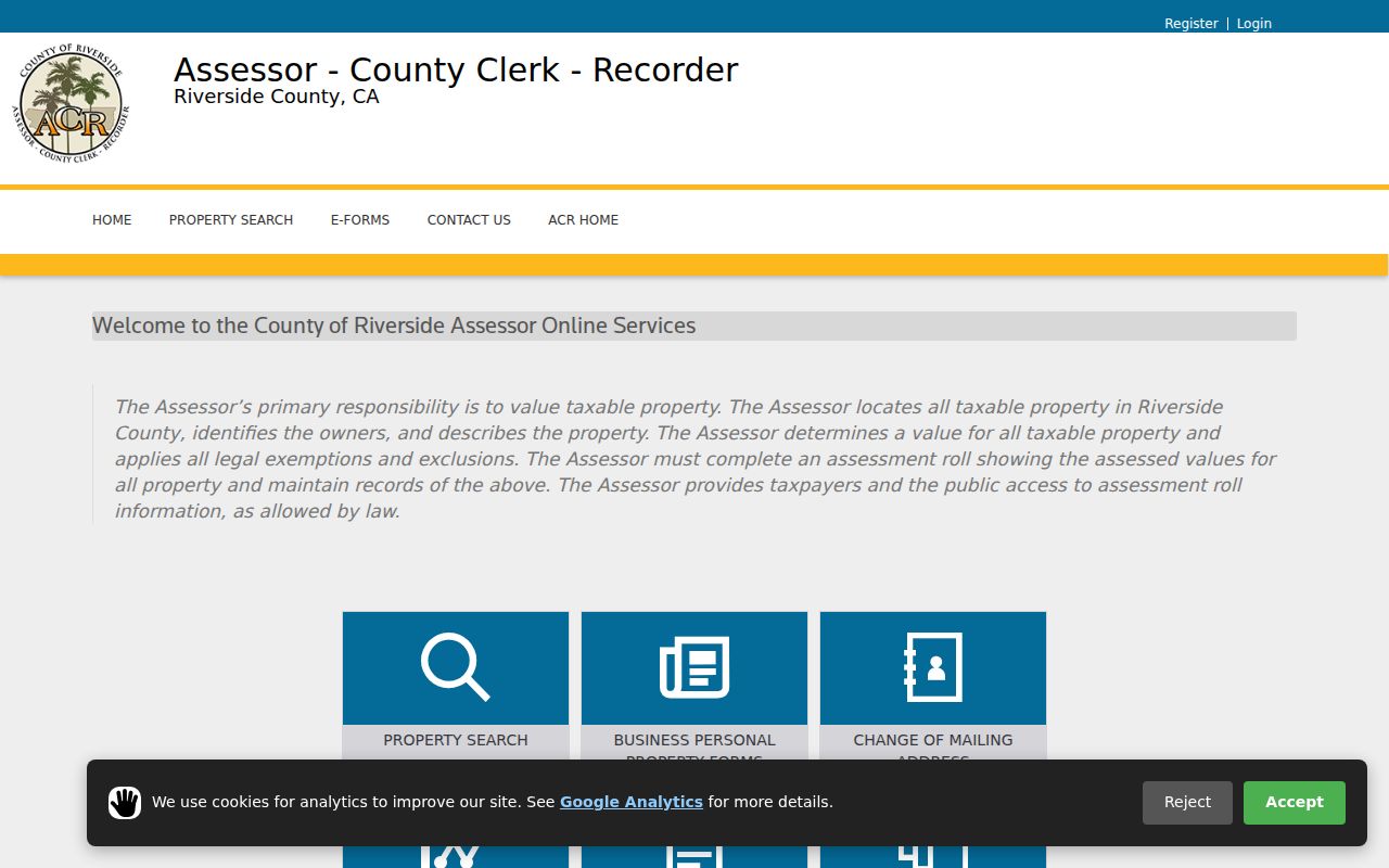 Jurupa Valley residents directory property search entry