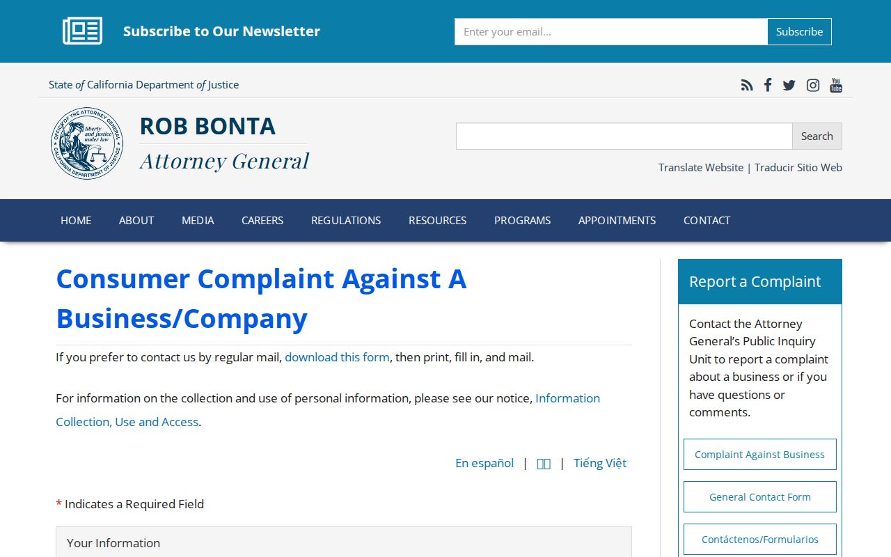 Jurupa Valley neighbors California Attorney General complaint channel